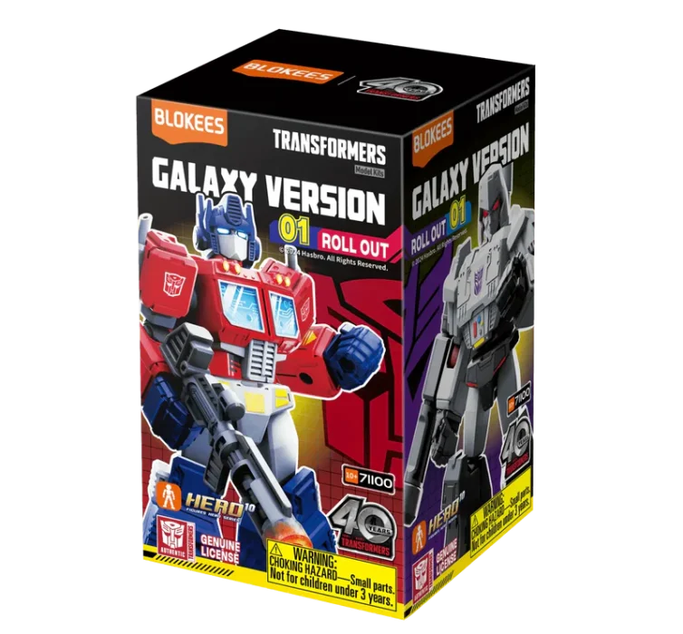 Caja Sorpresa Figura Blokees Transformers Galaxy Version 01 ROLL OUT Art.-Nr. 71100