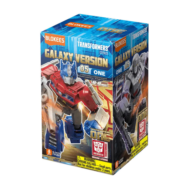 caja sorpresa figura blokees transformers galaxy version 05 one art. nr. 71105