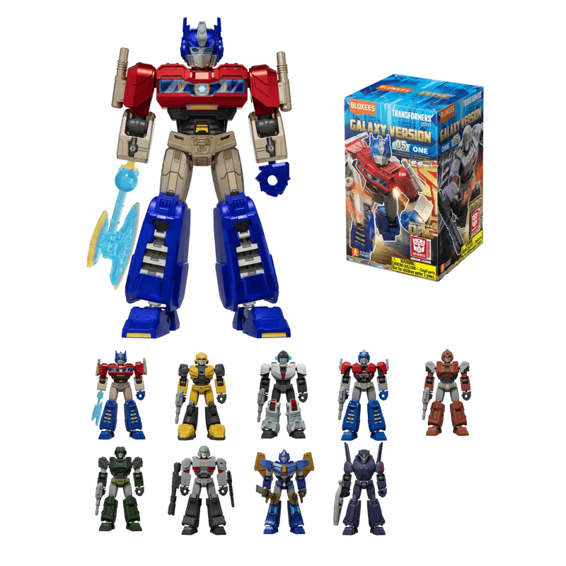 caja sorpresa figura blokees transformers galaxy version 05 one art. nr. 71105