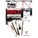 bloc clairefontaine painton mix media 4 superficies 6 colores a3 250g/m² 24 hojas art. nr. 976012c