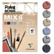 bloc clairefontaine painton mix media 6 colores a3 250g/m² 24 hojas art. nr. 976016c