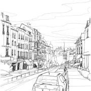 cuaderno para colorear clairefontaine ciudades art. nr. 97505c