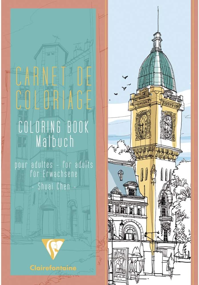 Cuaderno para Colorear Clairefontaine – Ciudades Art.-Nr. 97505C