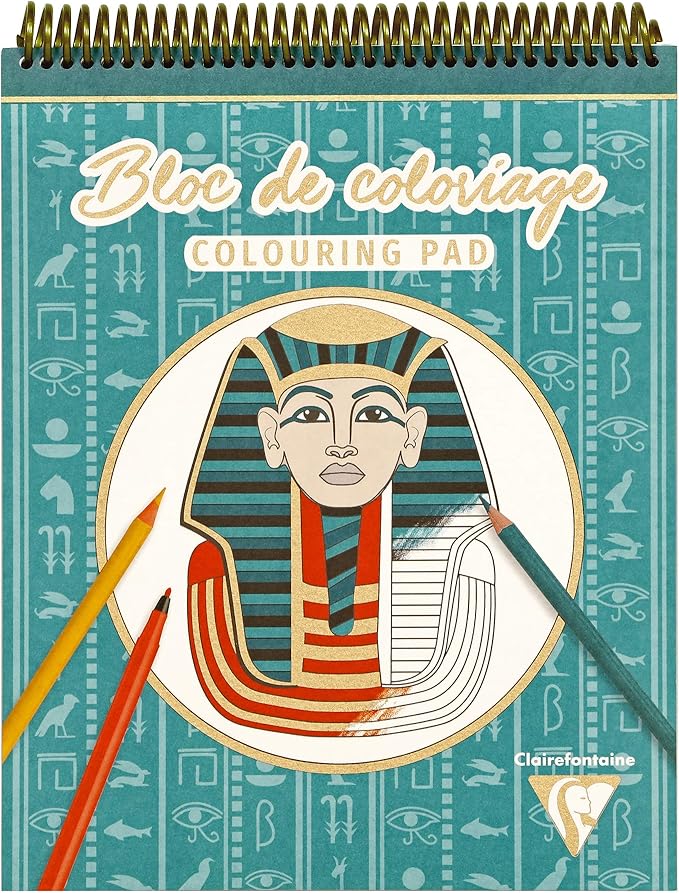 cuaderno para colorear clairefontaine – egipto art. nr. 96178c