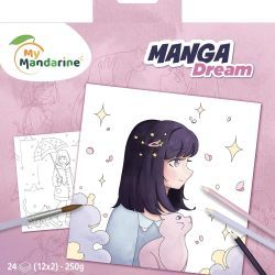 cuaderno para colorear clairefontaine – manga dream art. nr. gy179c