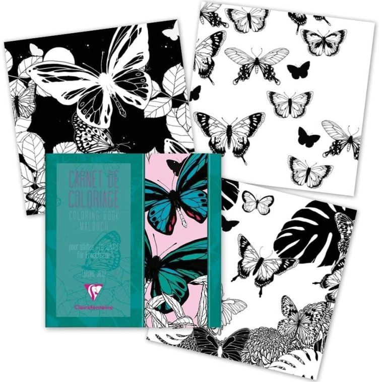 Cuaderno para Colorear Clairefontaine – Mariposas Art.-Nr. 97507C