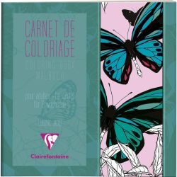 cuaderno para colorear clairefontaine – mariposas art. nr. 97507c