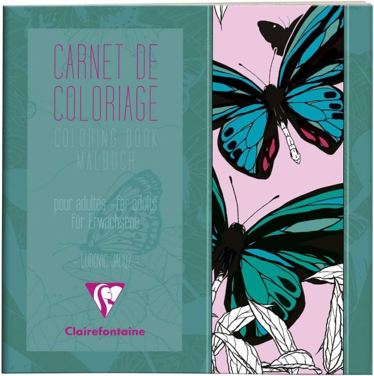 Cuaderno para Colorear Clairefontaine – Mariposas Art.-Nr. 97507C