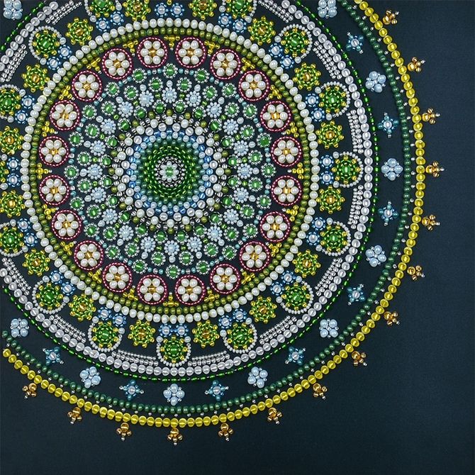 set para bordar con abalorios mandala 3 art. nr. 33303