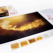 set para bordar con abalorios sparkling butterfly art. nr. 55007