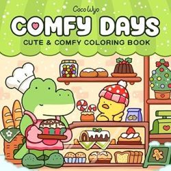 libro para colorear comfy days art. nr. aa 0001