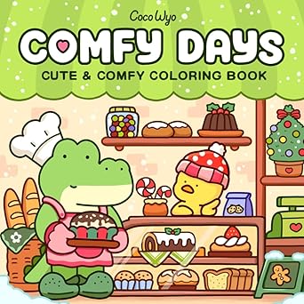 libro para colorear comfy days art. nr. aa 0001