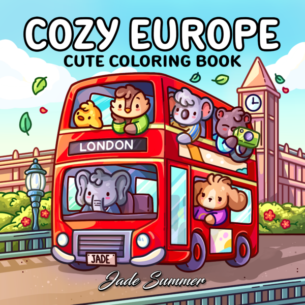 Libro para colorear – Cozy Europe Art.-Nr. AA-0008