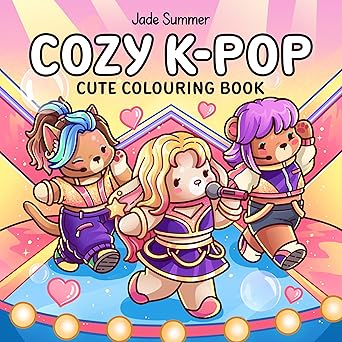 Libro para colorear – Cozy K-Pop Art.-Nr. AA-0009