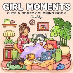 libro para colorear – girl moments art. nr. aa 0004