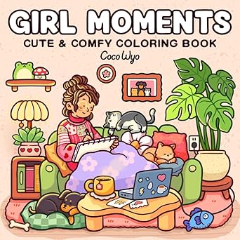 Libro para colorear – Girl Moments Art.-Nr. AA-0004