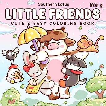 Libro para colorear – Little Friends vol.2 Art.-Nr. AA-0007