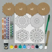 set decoración de puntos mandala aladine art. nr. 85496