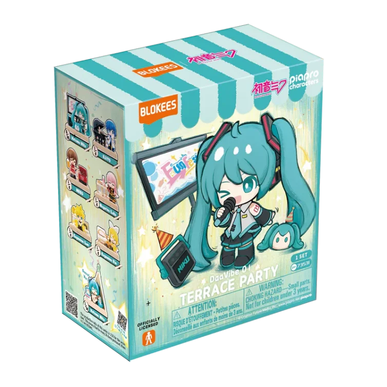 Caja Sorpresa Figura Blokees Hatsune Miku DaaVibe 01 Terrace Party Art.-Nr. 73531