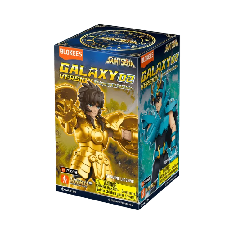 Caja Sorpresa Figura Blokees Saint Seiya Galaxy Version 02 The Legacy of the Gold Saints Art.-Nr. 75032