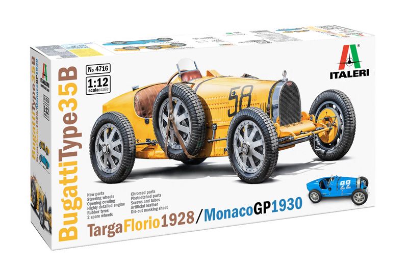 1:12 bugatti type 35b targa florio '28 / monaco gp '30 art. nr. 4716
