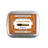 caja de 6 plumillas metálicas brause para caligrafía art. nr. 21000b