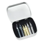 caja de 6 plumillas metálicas brause para escritura art. nr. 21002b