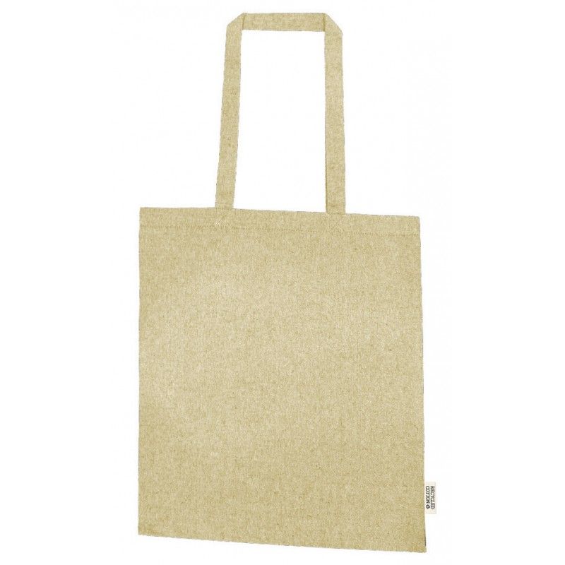 bolsa algodón reciclado 38x42x8cm art. nr. bag13