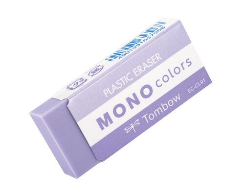 goma de borrar tombow mono color lila art. nr. ec cl91