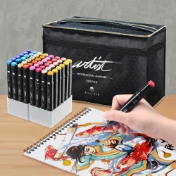 professional markers gama artist 120 colores art. nr. ab 1120