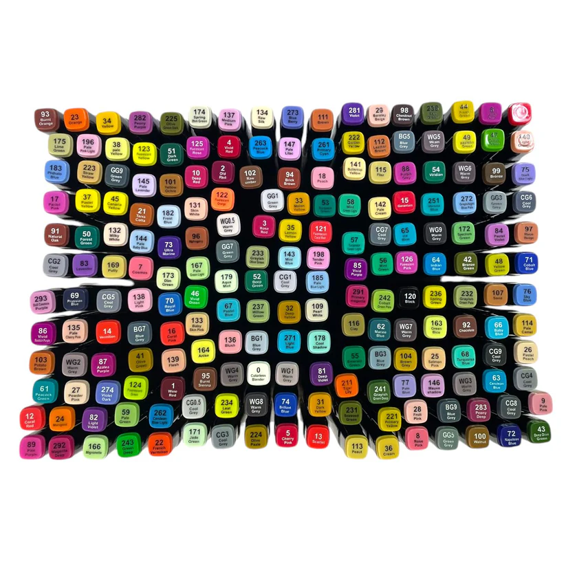 professional markers gama artist 204 colores art. nr. ab 1204