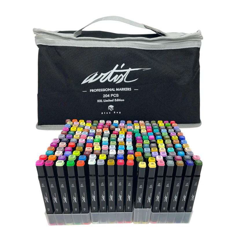 professional markers gama artist 204 colores art. nr. ab 1204