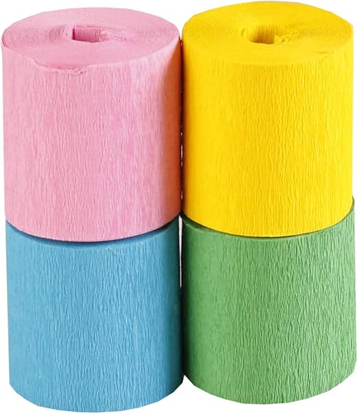 papel crespón para flores 4 colores art. nr. 914294c