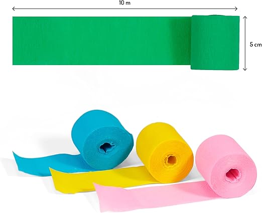 papel crespón para flores 4 colores art. nr. 914294c