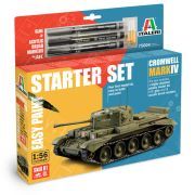 1:56 cromwell mk. iv + pegamento + 3 rotuladores de pincel acrílicos art. nr. 75004