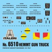 1:35 hemtt gun truck art. nr. 6510