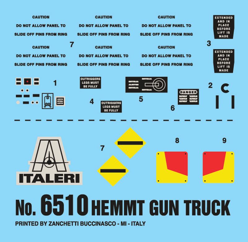 1:35 hemtt gun truck art. nr. 6510