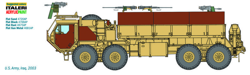 1:35 hemtt gun truck art. nr. 6510