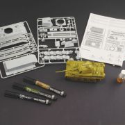 1:56 panther sd.kfz.171 ausf. a + pegamento + 3 rotuladores de pincel acrílicos art. nr. 75003