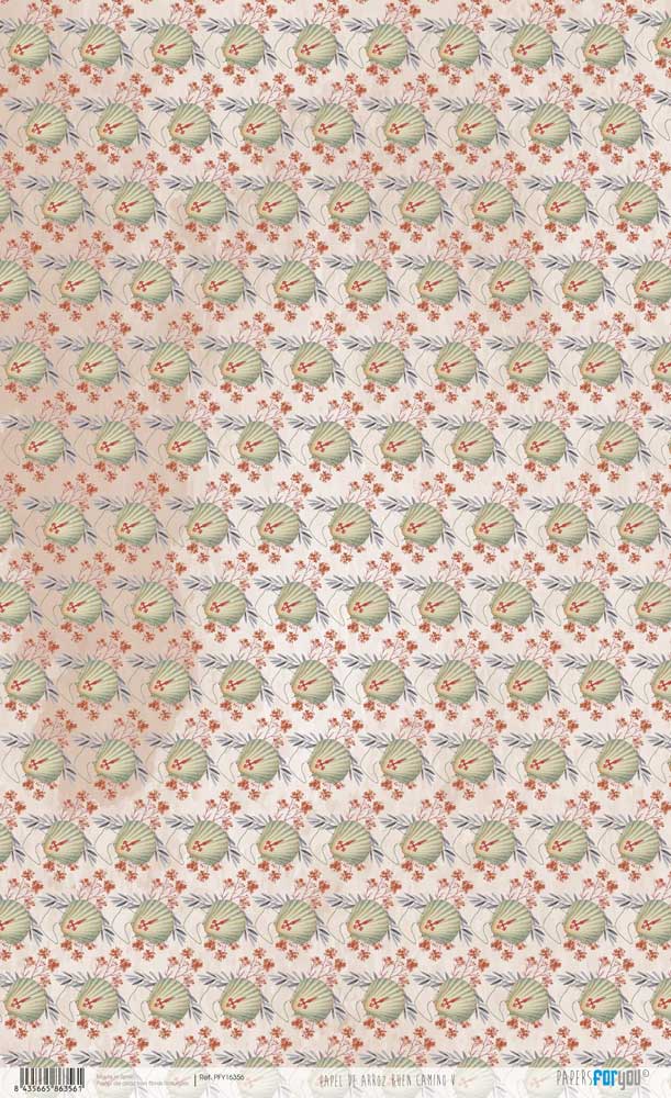 Papel de arroz Buen Camino V 54×33 cm Art.-Nr. PFY-16356