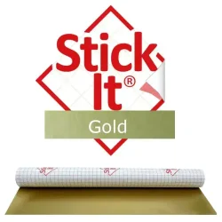 pvc adhesivo para pantalla de lámpara dorado satinado 50 x122 cm art. nr. 713