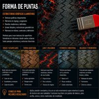 Pincel Texturizador (forma de puntas) 25 mm Art.-Nr. 29222