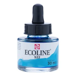 acuarela líquida ecoline 30 ml – azul turquesa art. nr. 11255221