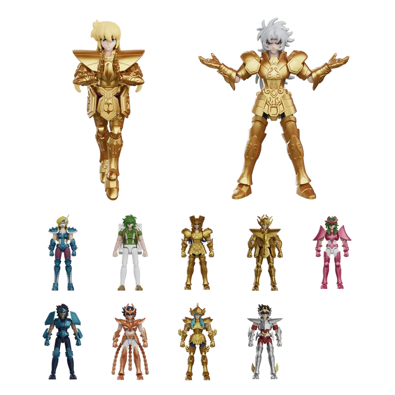 caja sorpresa figura blokees saint seiya galaxy version 04 gold zodiac ② art. nr. 75034
