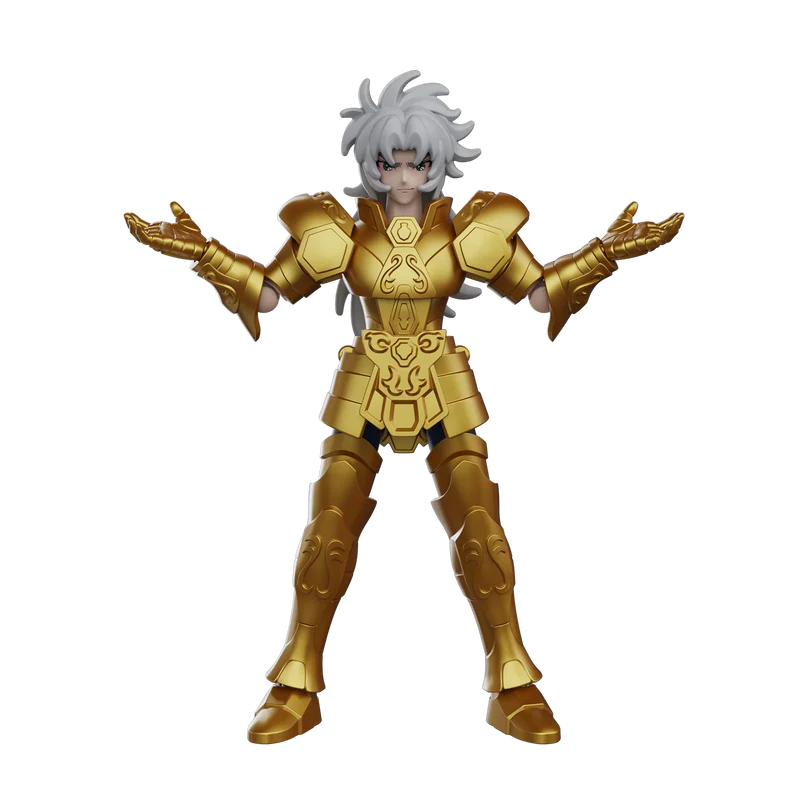 caja sorpresa figura blokees saint seiya galaxy version 04 gold zodiac ② art. nr. 75034