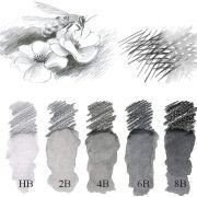 lápiz graphite aquarelle faber castell 2b art. nr. 117802