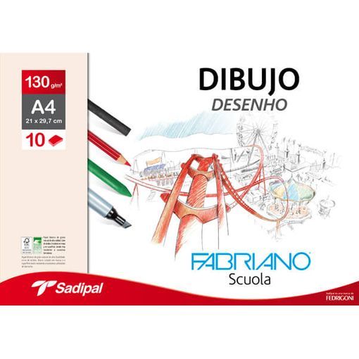 sobre fabriano accademia 10+5 hojas a4 130 g/m² art. nr. 74233283