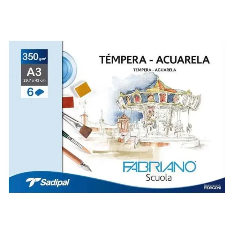 Sobre Fabriano Accademia 6 hojas A3 350 g/m² Art.-Nr. 74233261