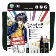 kit de iniciación al manga graph'it 16 rotuladores + plantillas a6 art. nr. gi00170