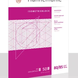 bloc hahnemühle papel isométrico a4 80/85g/m² 50 hojas art. nr. 10662642